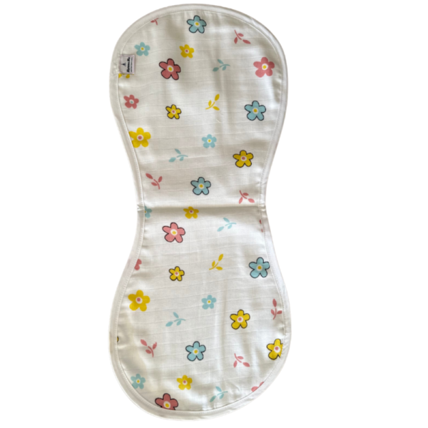 Burp Cloth - Flowers - Image 2