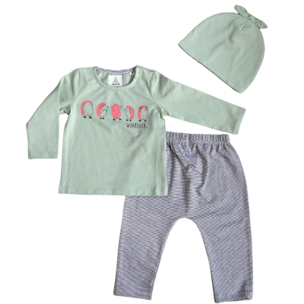 Winter Style - Green Hedgehog