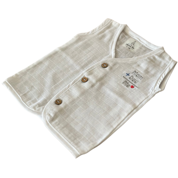 Button Jhabla - Mom + Dad (embroidered) - Image 3